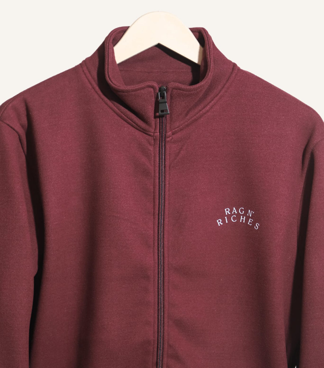 Full zip sweatshirt