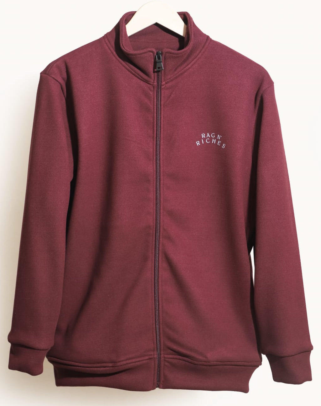 Full zip sweatshirt