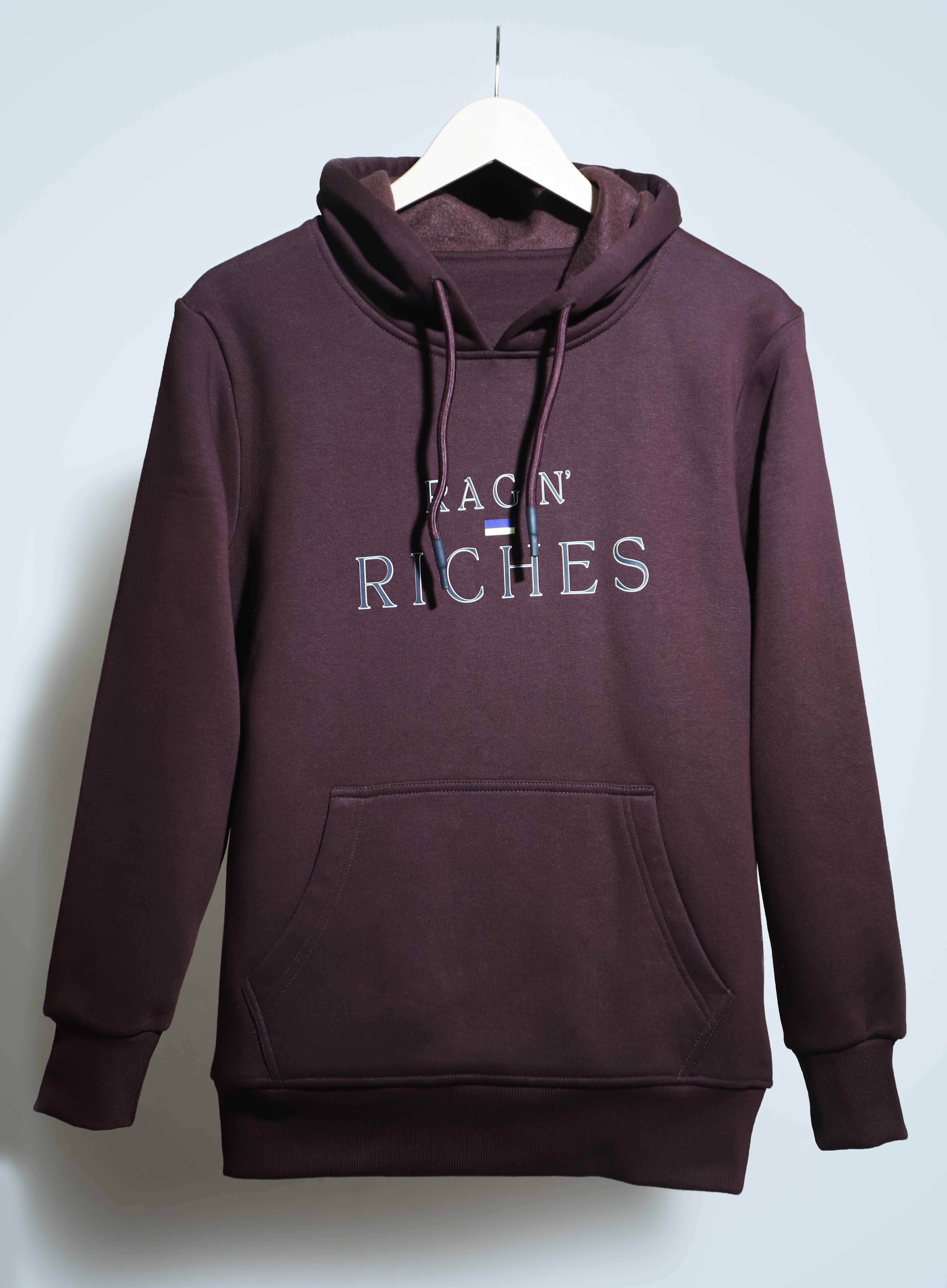 DARK BROWN HOODIE