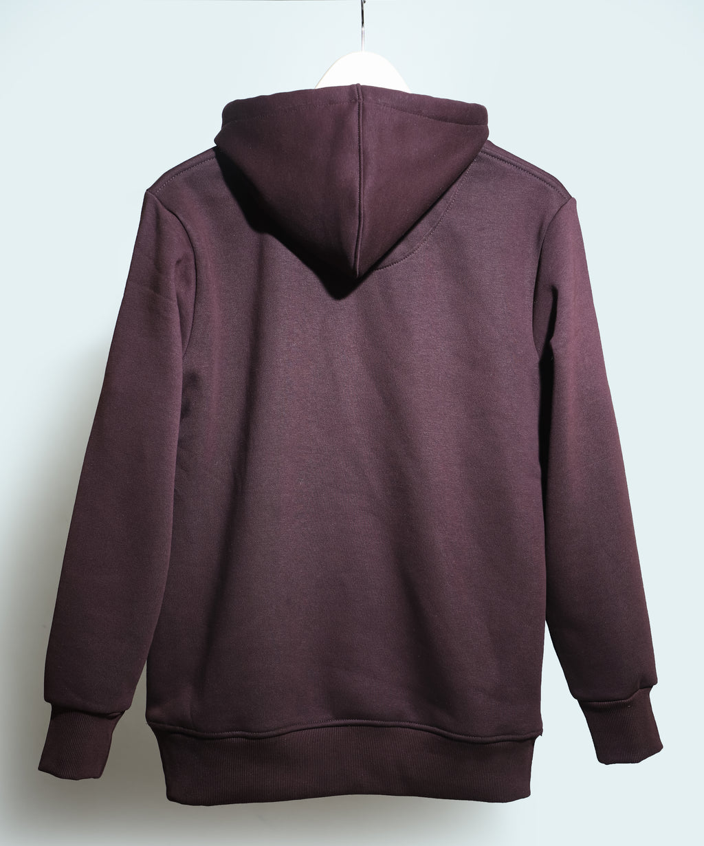 DARK BROWN HOODIE