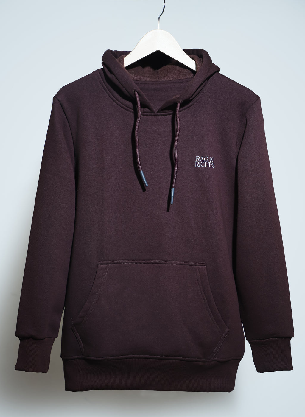 DARK BROWN HOODIE