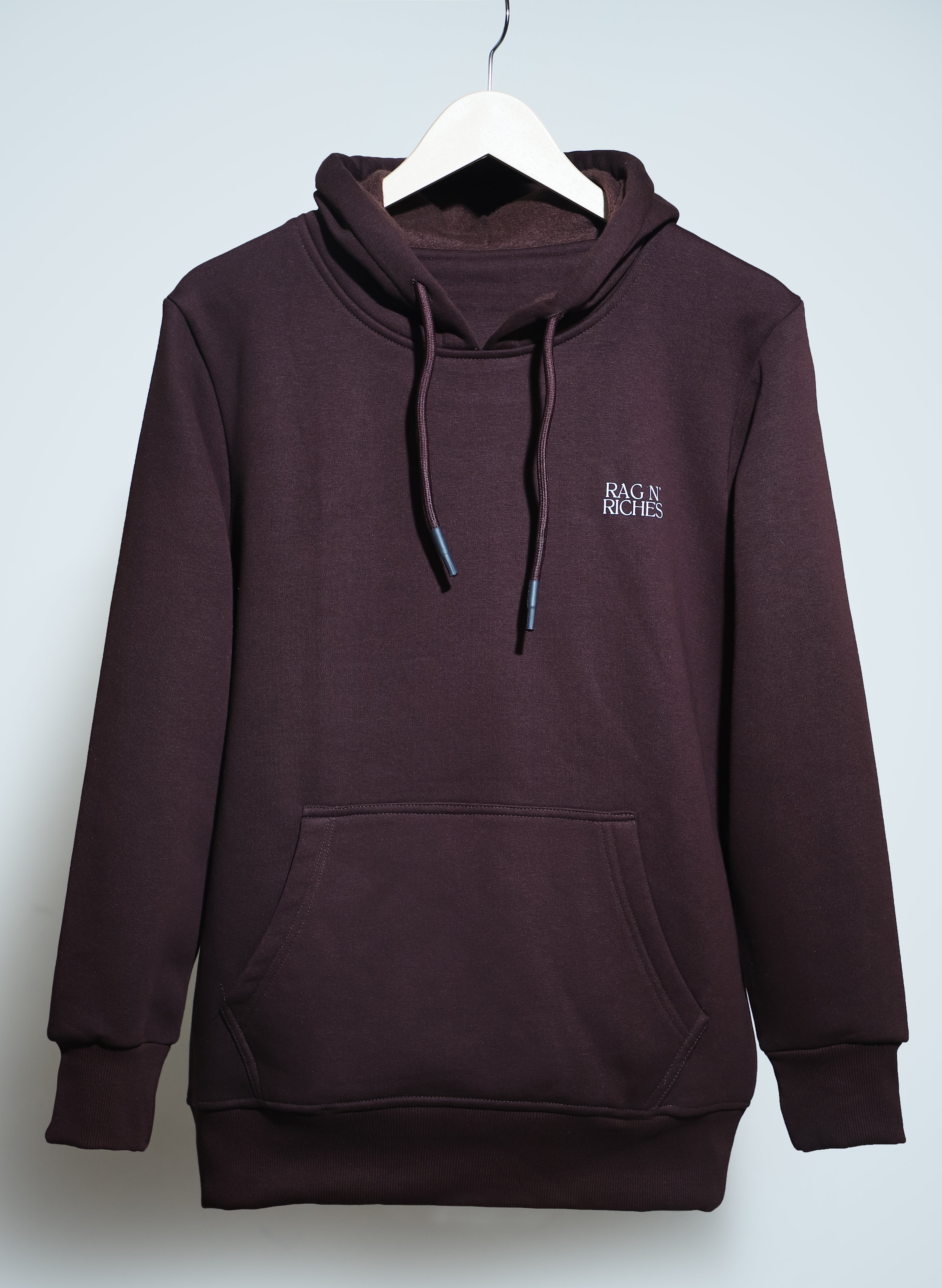 DARK BROWN HOODIE